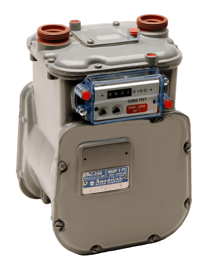 American / Honeywell gas meter